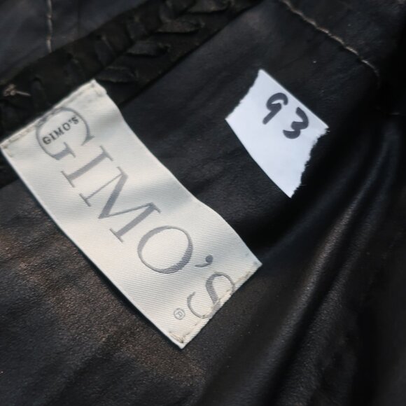 Womens Gitmo's Black Snap Button Suede Shacket Shirt Jacket 42 US/S - Picture 11 of 16